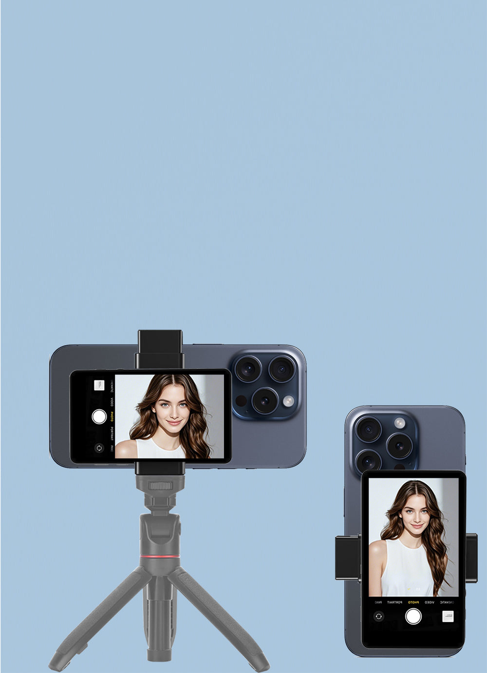 📱 Mobile Selfie Casting Device | HD Real-Time Screen Mirroring for Perfect Framing