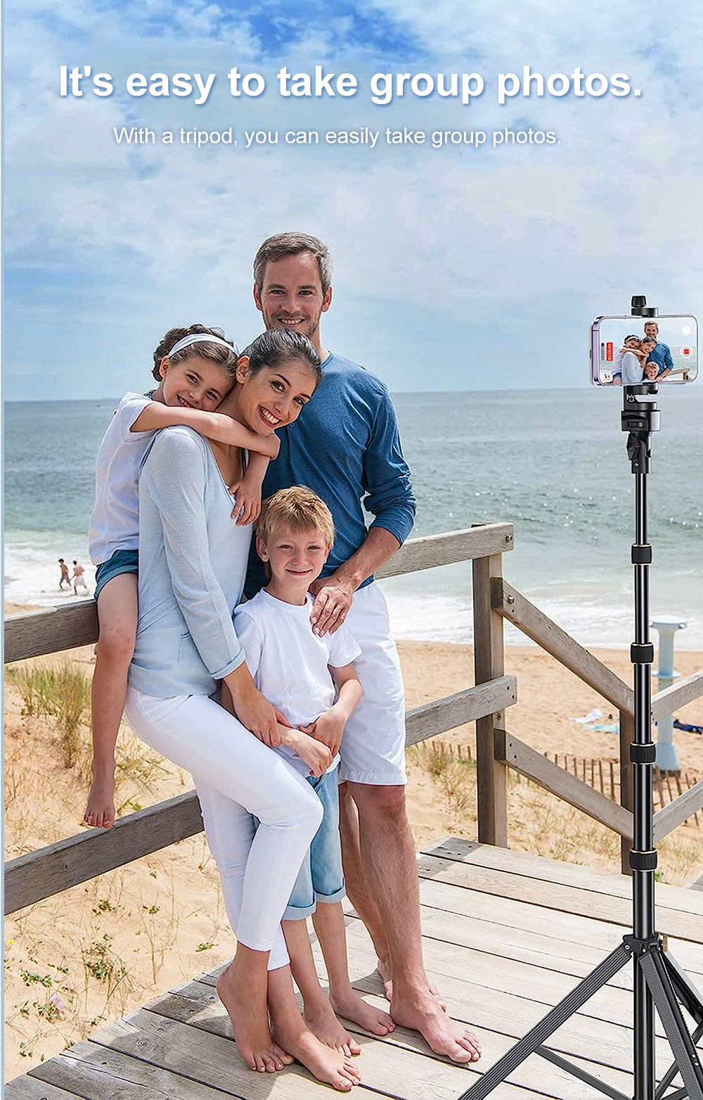 📱 Mobile Selfie Casting Device | HD Real-Time Screen Mirroring for Perfect Framing